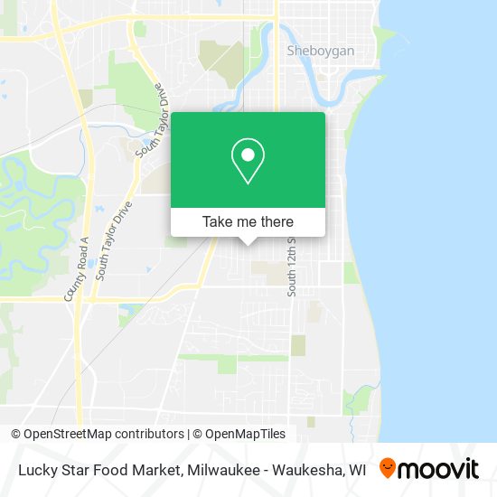 Mapa de Lucky Star Food Market