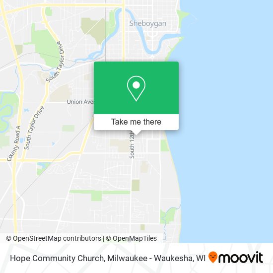 Hope Community Church map