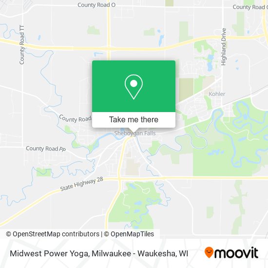 Mapa de Midwest Power Yoga