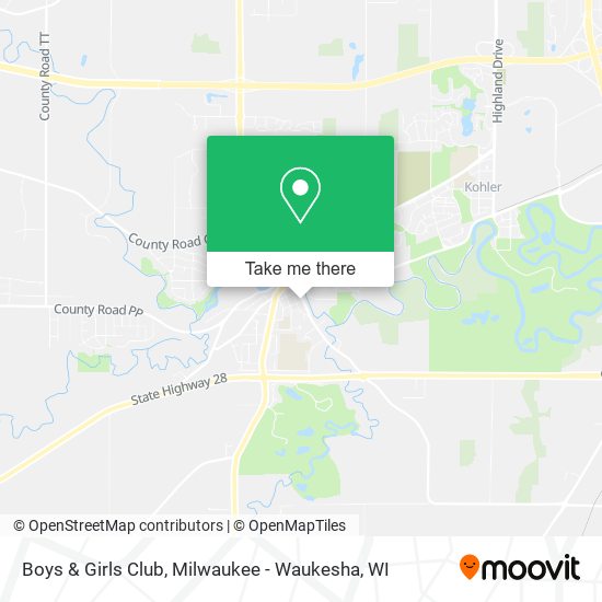 Boys & Girls Club map