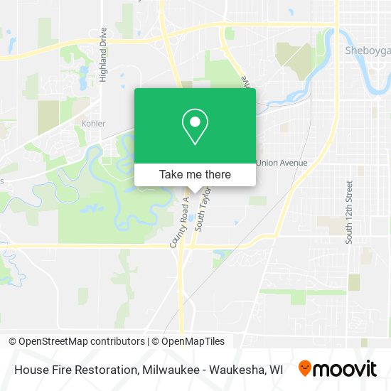 House Fire Restoration map