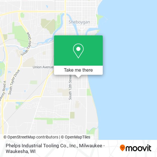 Mapa de Phelps Industrial Tooling Co., Inc.