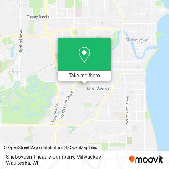 Mapa de Sheboygan Theatre Company