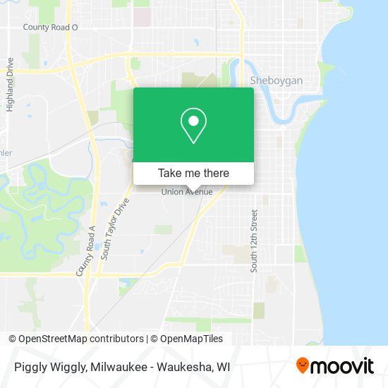 Piggly Wiggly map