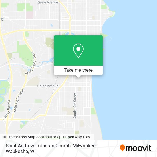 Saint Andrew Lutheran Church map