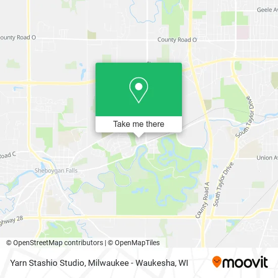Mapa de Yarn Stashio Studio
