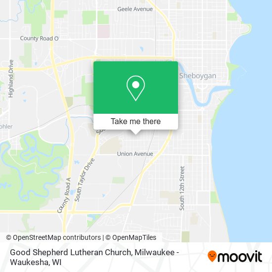 Good Shepherd Lutheran Church map