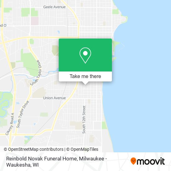 Mapa de Reinbold Novak Funeral Home