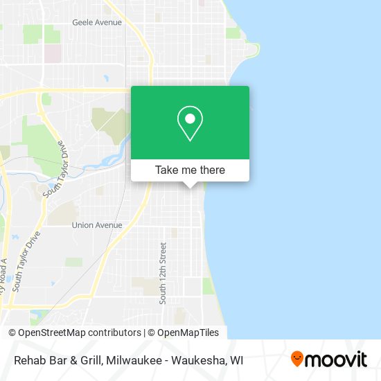 Mapa de Rehab Bar & Grill