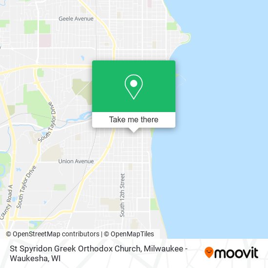 St Spyridon Greek Orthodox Church map