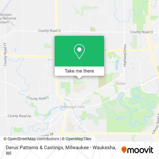 Derus Patterns & Castings map