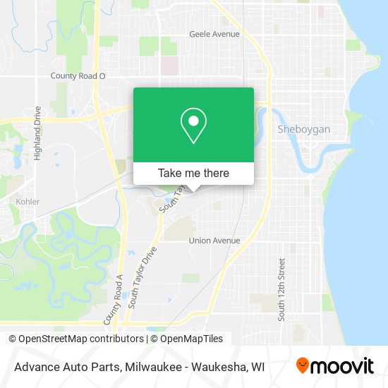 Advance Auto Parts map