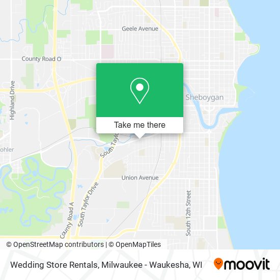 Mapa de Wedding Store Rentals
