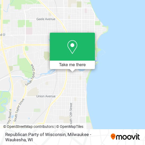 Mapa de Republican Party of Wisconsin