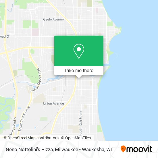 Geno Nottolini's Pizza map