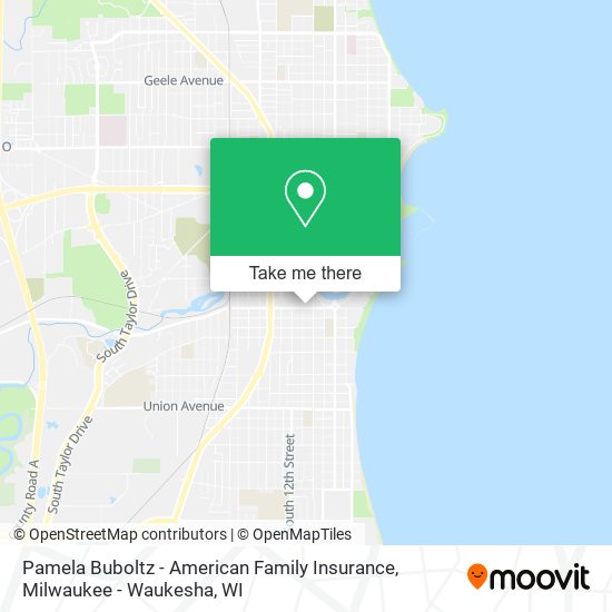 Pamela Buboltz - American Family Insurance map