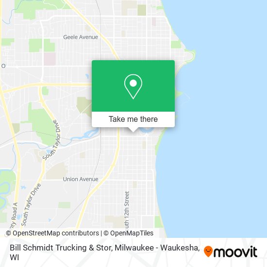 Mapa de Bill Schmidt Trucking & Stor