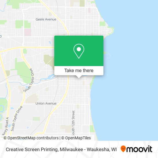Mapa de Creative Screen Printing