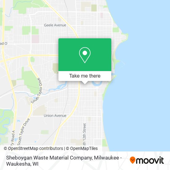 Sheboygan Waste Material Company map