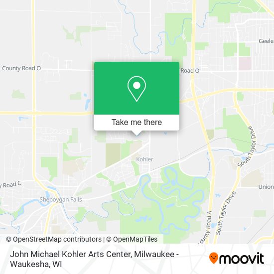 Mapa de John Michael Kohler Arts Center