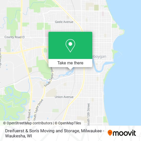 Dreifuerst & Son's Moving and Storage map