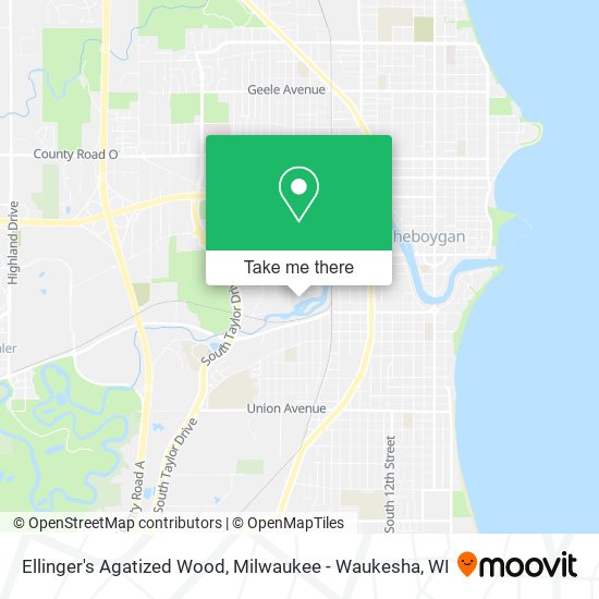 Mapa de Ellinger's Agatized Wood