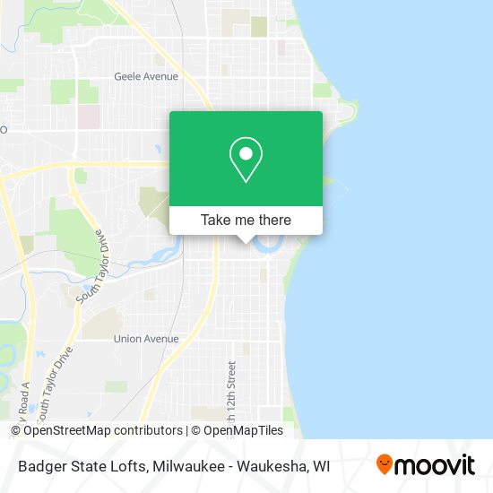 Mapa de Badger State Lofts