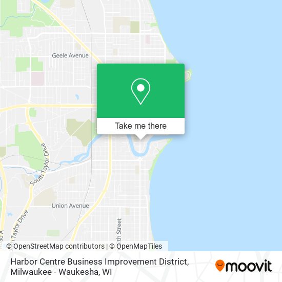 Mapa de Harbor Centre Business Improvement District