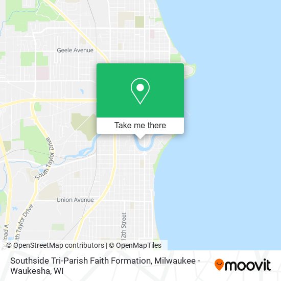 Mapa de Southside Tri-Parish Faith Formation