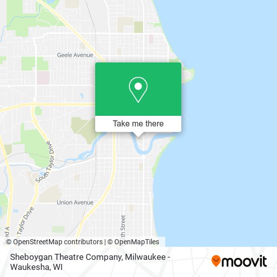 Mapa de Sheboygan Theatre Company