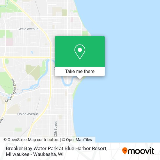 Mapa de Breaker Bay Water Park at Blue Harbor Resort