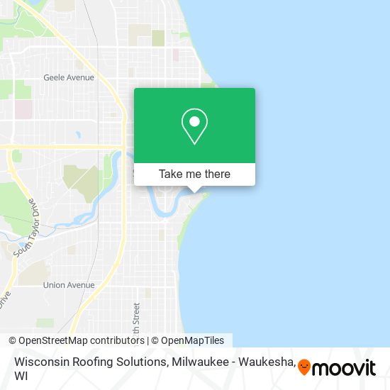 Mapa de Wisconsin Roofing Solutions