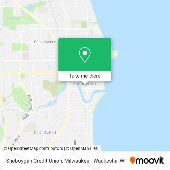 Mapa de Sheboygan Credit Union