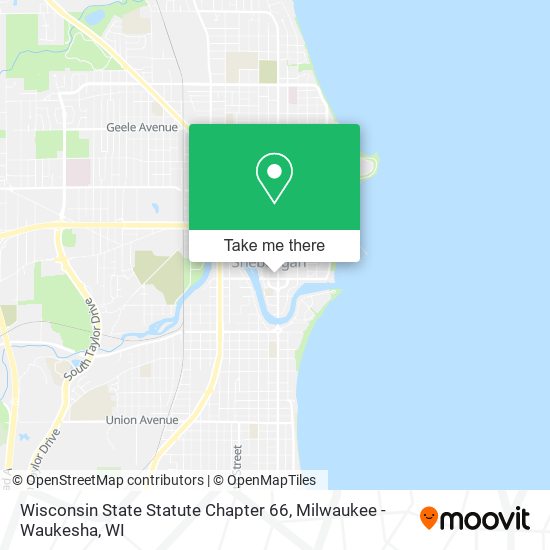 Mapa de Wisconsin State Statute Chapter 66