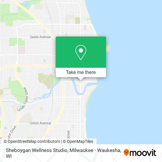 Mapa de Sheboygan Wellness Studio