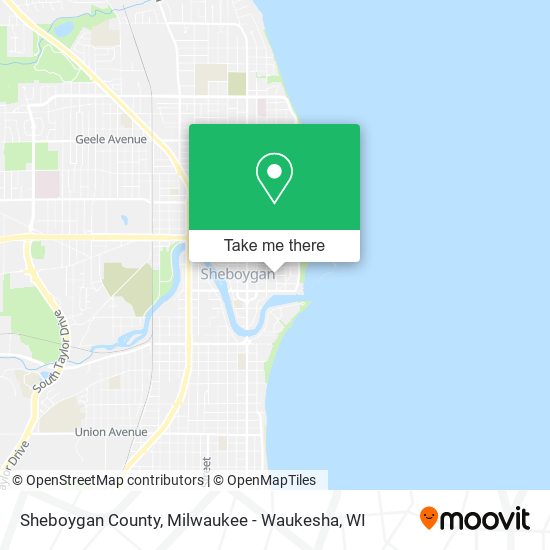 Mapa de Sheboygan County