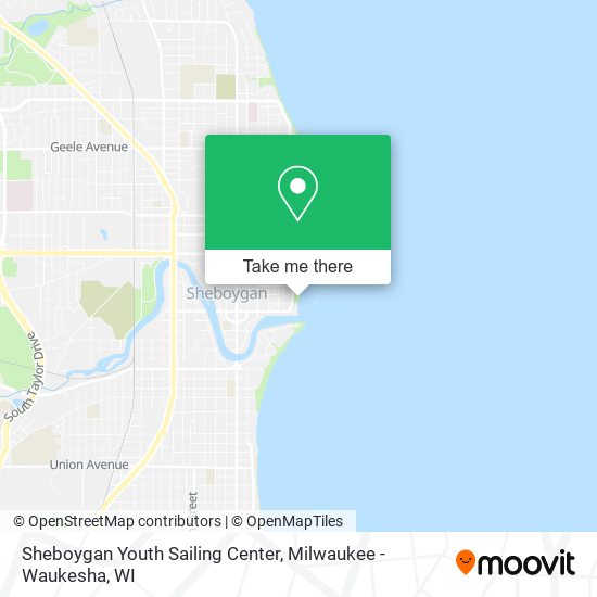 Mapa de Sheboygan Youth Sailing Center