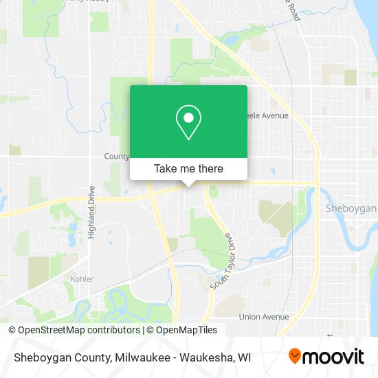 Mapa de Sheboygan County