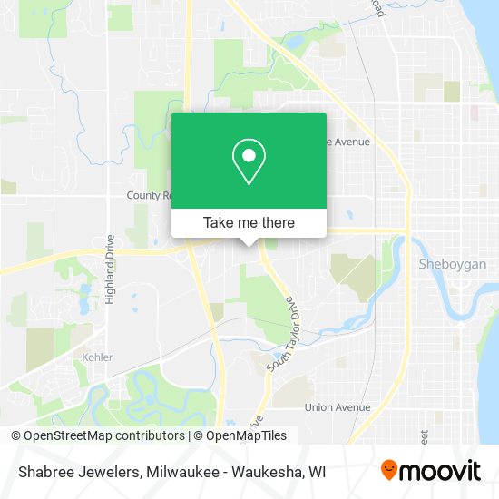 Shabree Jewelers map