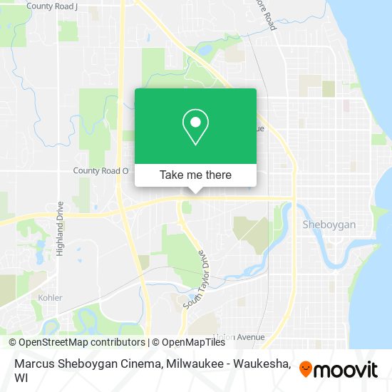 Mapa de Marcus Sheboygan Cinema