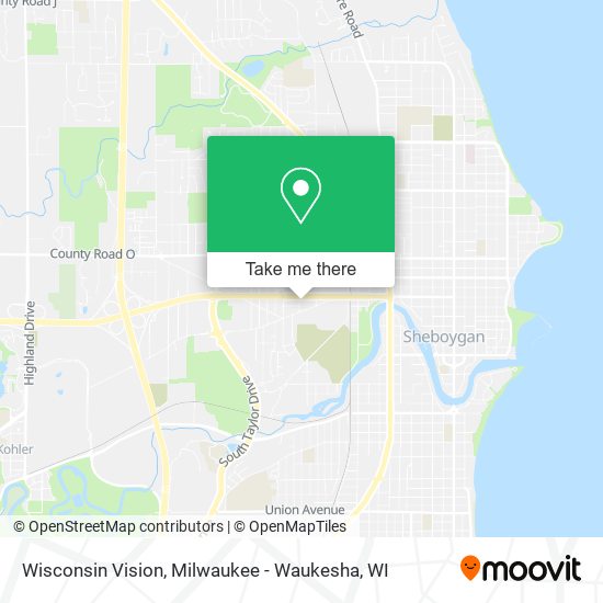 Mapa de Wisconsin Vision