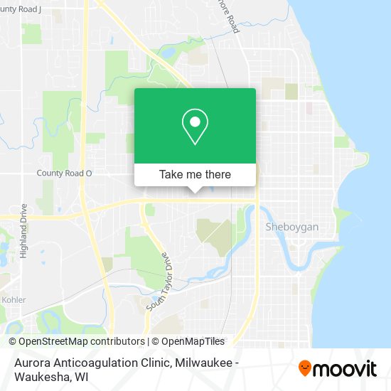 Mapa de Aurora Anticoagulation Clinic
