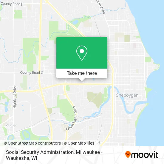 Social Security Administration map