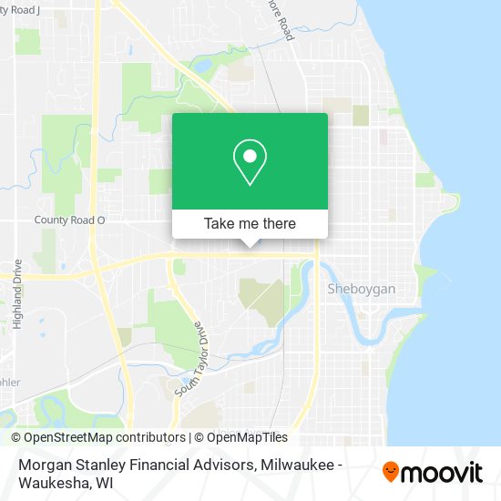 Mapa de Morgan Stanley Financial Advisors