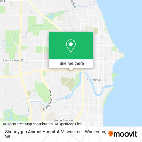 Mapa de Sheboygan Animal Hospital