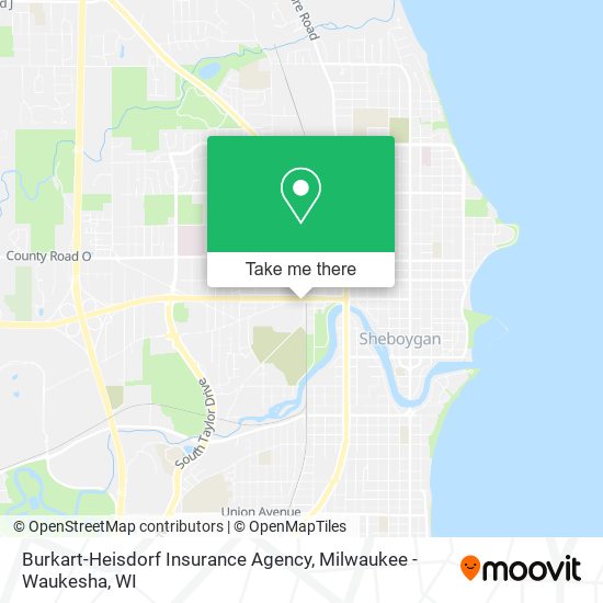 Mapa de Burkart-Heisdorf Insurance Agency