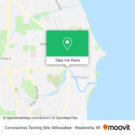 Mapa de Coronavirus Testing Site