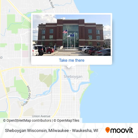 Mapa de Sheboygan Wisconsin