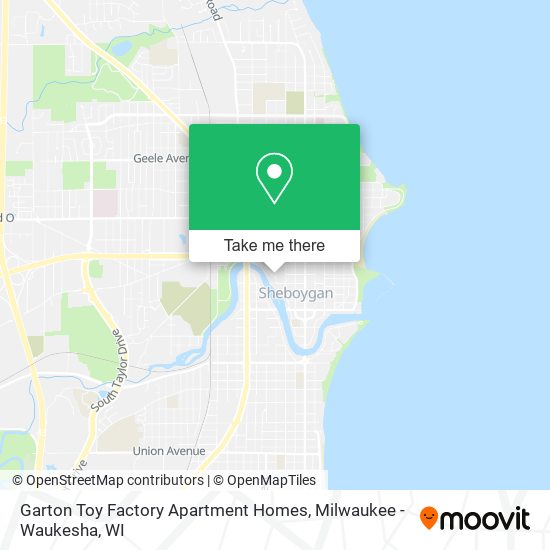 Mapa de Garton Toy Factory Apartment Homes