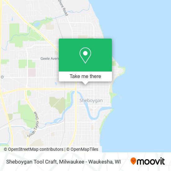 Mapa de Sheboygan Tool Craft